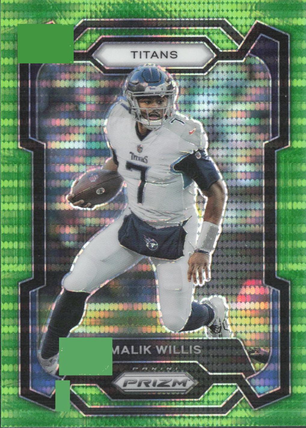 Malik Willis [Neon Green Pulsar] #289
