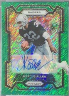 Marcus Allen [Autograph Green Shimmer] #179