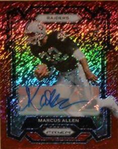 Marcus Allen [Autograph Red Shimmer] #179