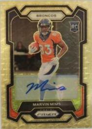 Marvin Mims [Autograph Gold Vinyl] #327