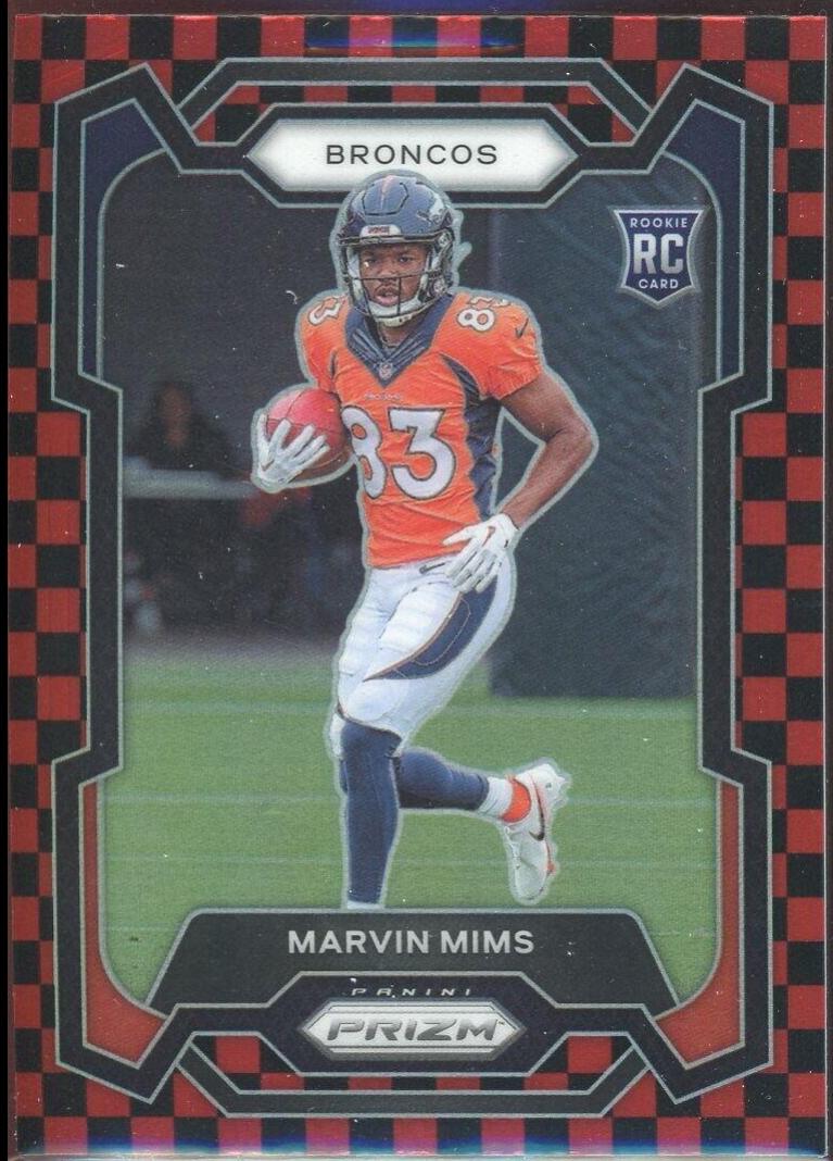 Marvin Mims [Black Red Checker] #327