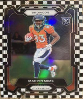 Marvin Mims [Black White Checker] #327