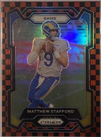 Matthew Stafford [Black Red Checker] #169