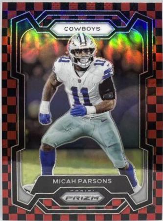 Micah Parsons [Black Red Checker] #78