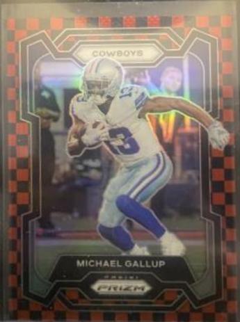 Michael Gallup [Black Red Checker] #79