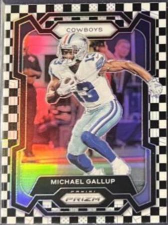 Michael Gallup [Black White Checker] #79
