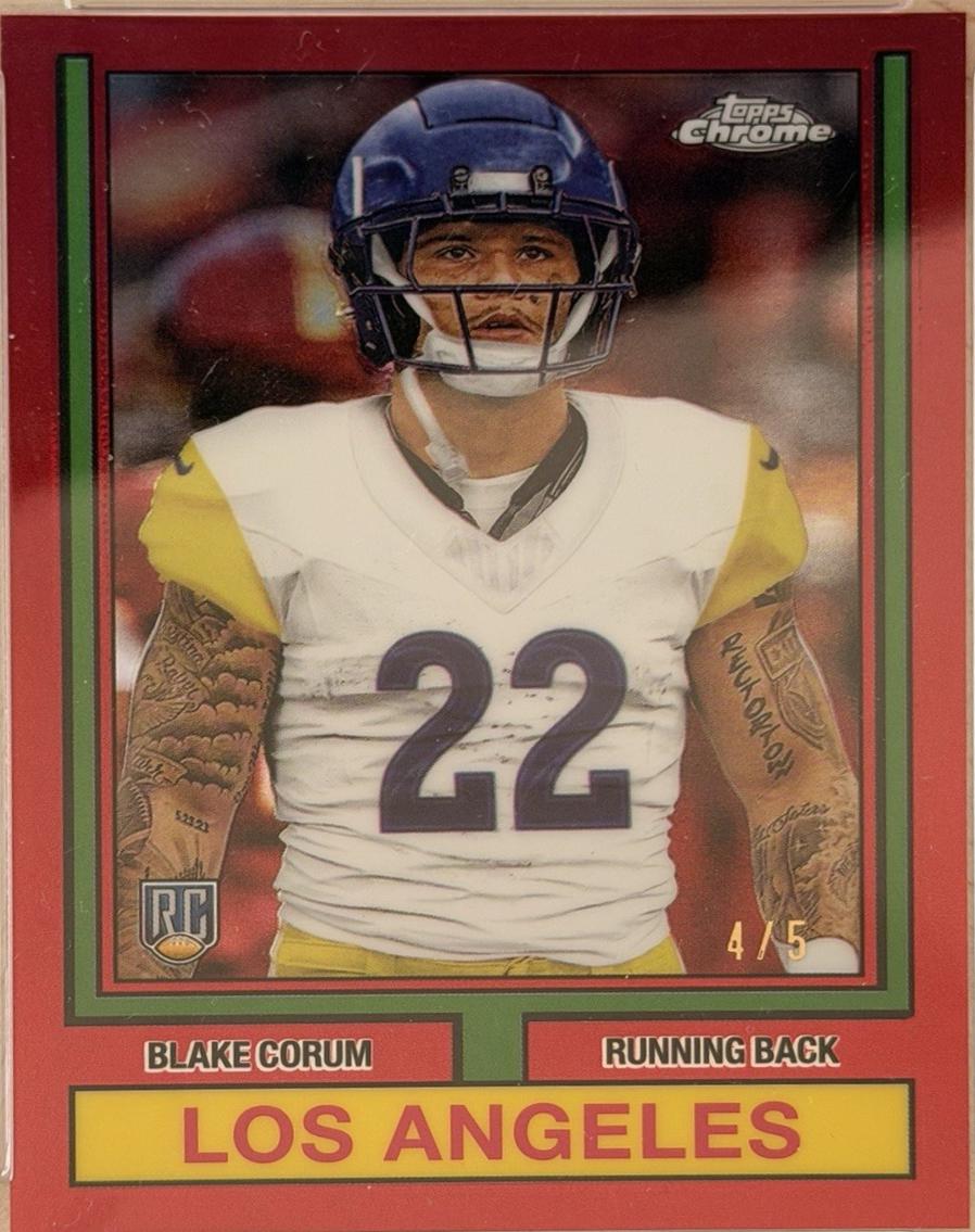 Blake Corum [Red Refractor] #74TF-14