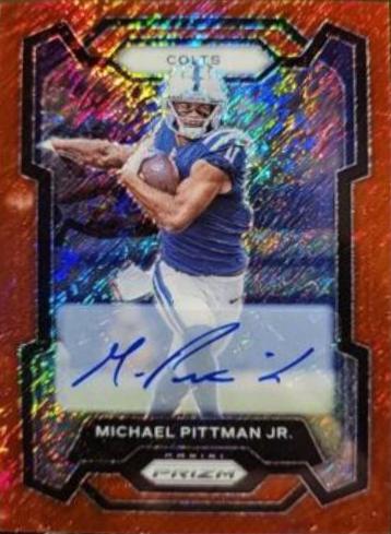 Michael Pittman Jr. [Autograph Red Shimmer] #129