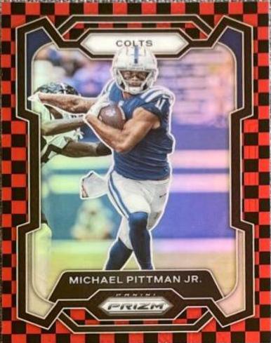 Michael Pittman Jr. [Black Red Checker] #129