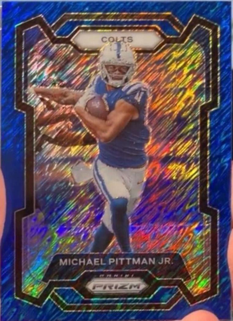 Michael Pittman Jr. [Blue Shimmer] #129