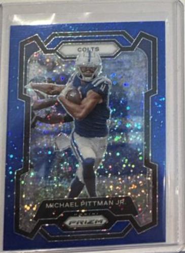 Michael Pittman Jr. [Blue Sparkle] #129