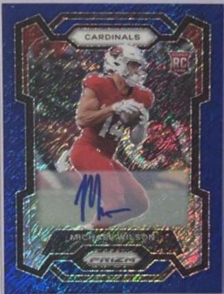 Michael Wilson [Autograph Blue Shimmer] #303