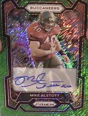 Mike Alstott [Autograph Green Shimmer] #280