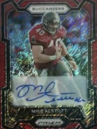 Mike Alstott [Autograph Red Shimmer] #280