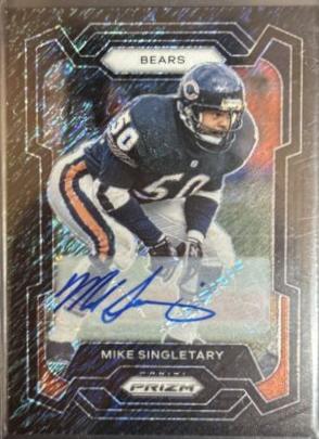 Mike Singletary [Autograph Black Shimmer] #54