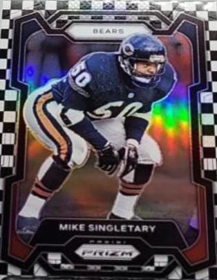 Mike Singletary [Black White Checker] #54