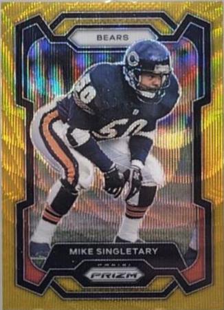 Mike Singletary [Gold Wave] #54