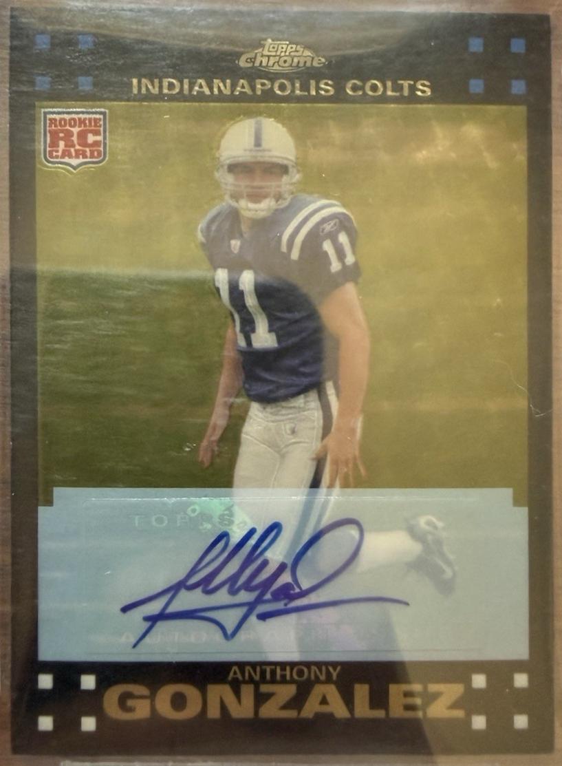 Anthony Gonzalez [Autograph Gold Superfractor] #TC206