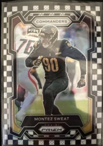 Montez Sweat [Black White Checker] #299