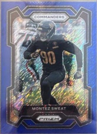 Montez Sweat [Blue Shimmer] #299
