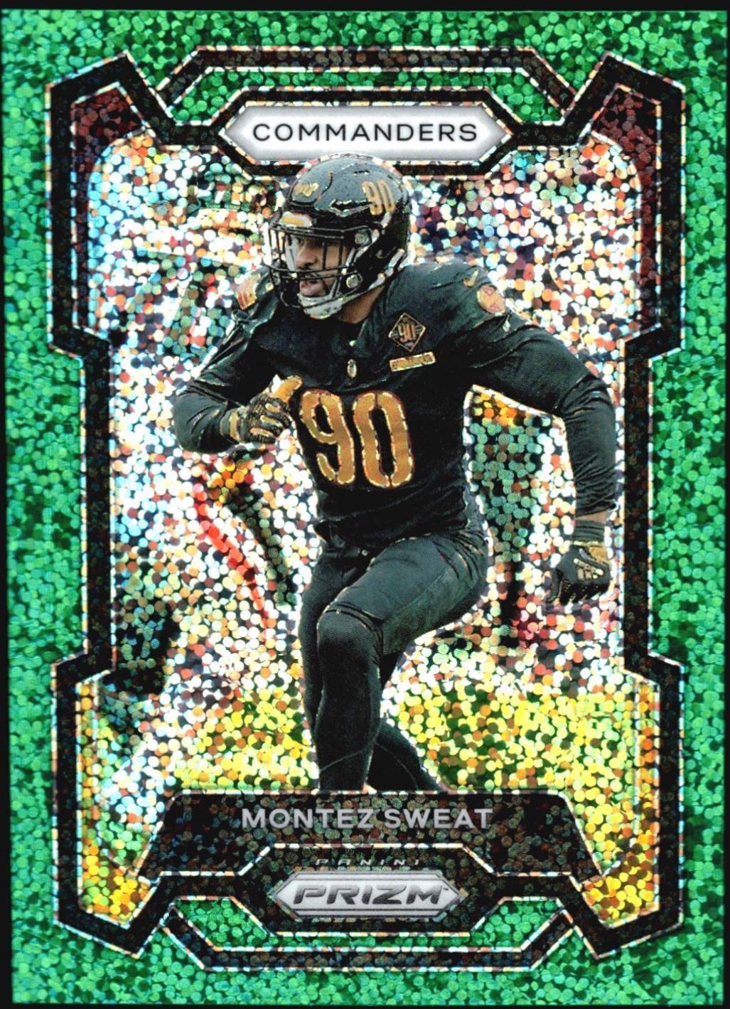 Montez Sweat [Green Sparkle] #299