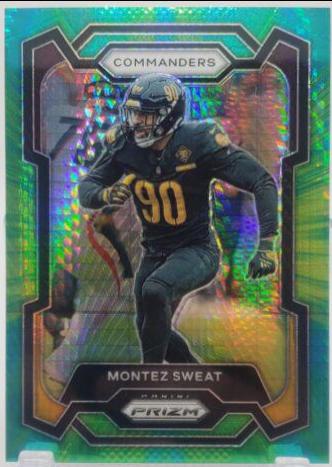 Montez Sweat [Green Wave] #299