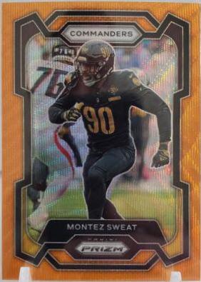 Montez Sweat [Orange Wave] #299