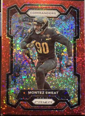 Montez Sweat [Red Sparkle] #299