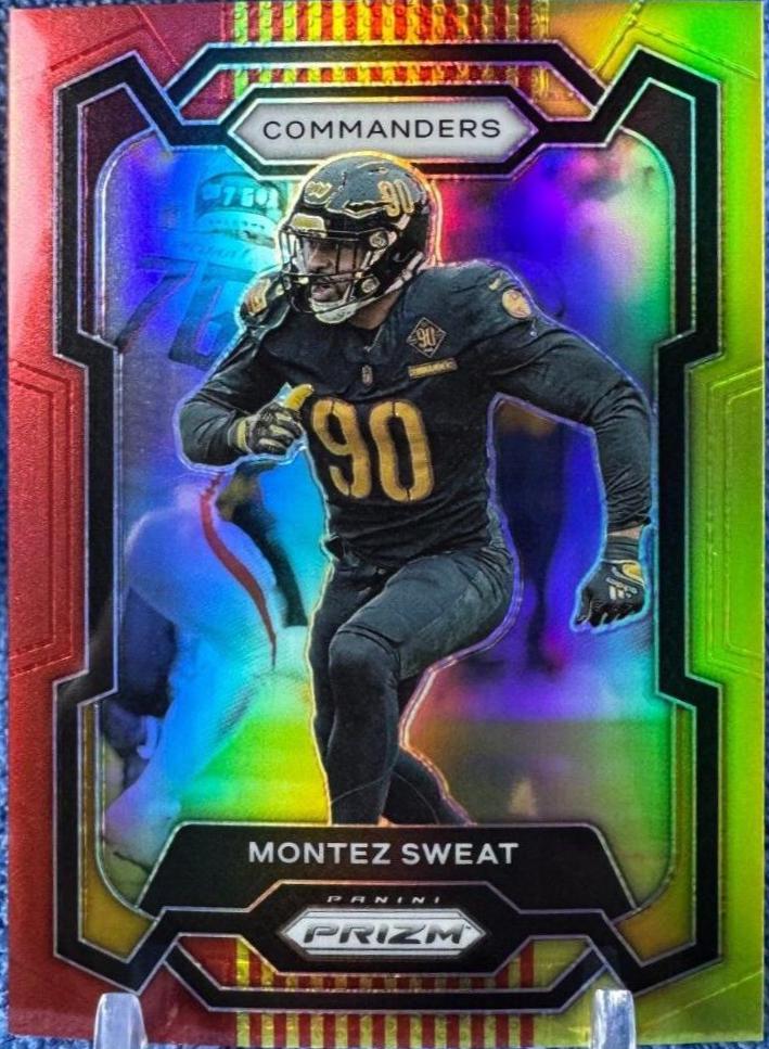 Montez Sweat [Red Yellow] #299