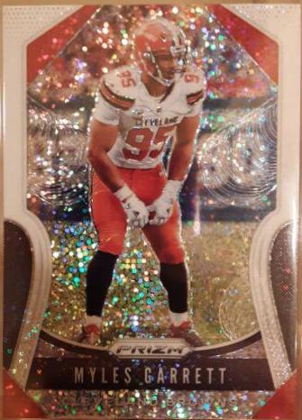 Myles Garrett [White Sparkle] #68