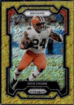Nick Chubb [Gold Shimmer] #69