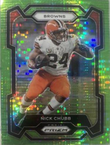 Nick Chubb [Neon Green Pulsar] #69
