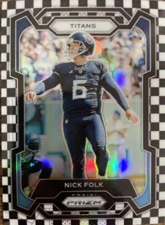 Nick Folk [Black White Checker] #208