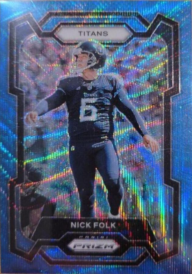 Nick Folk [Blue Wave] #208