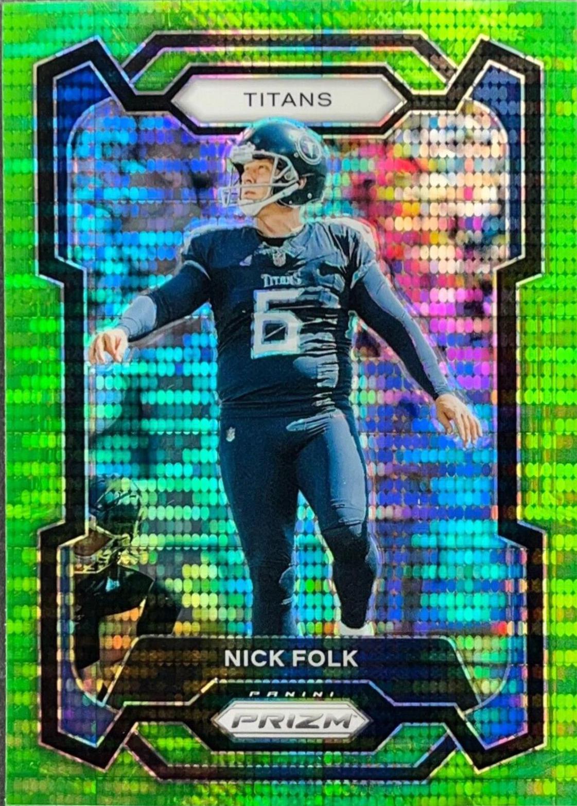 Nick Folk [Neon Green Pulsar] #208