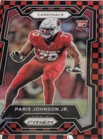 Paris Johnson Jr. [Black Red Checker] #304