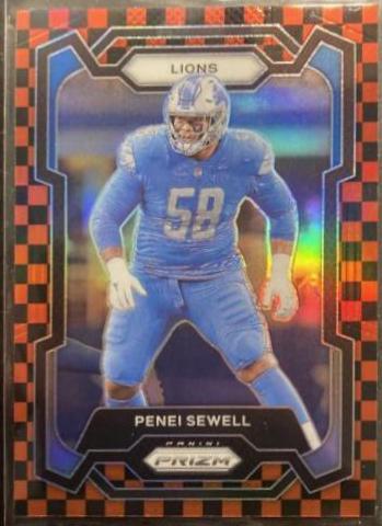Penei Sewell [Black Red Checker] #103