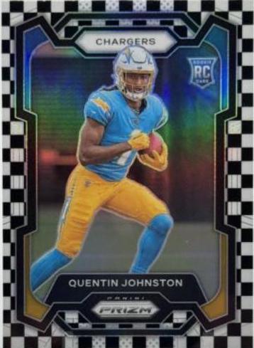 Quentin Johnston [Black White Checker] #353