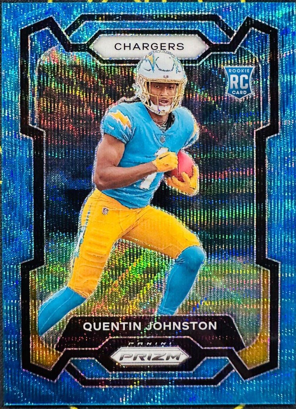 Quentin Johnston [Blue Wave] #353