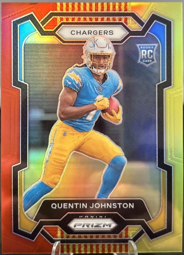 Quentin Johnston [Red Yellow] #353