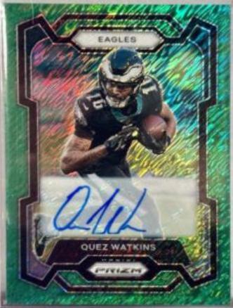 Quez Watkins [Autograph Green Shimmer] #246