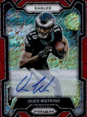 Quez Watkins [Autograph Red Shimmer] #246