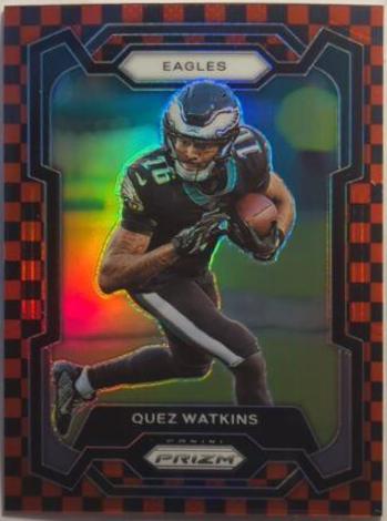 Quez Watkins [Black Red Checker] #246