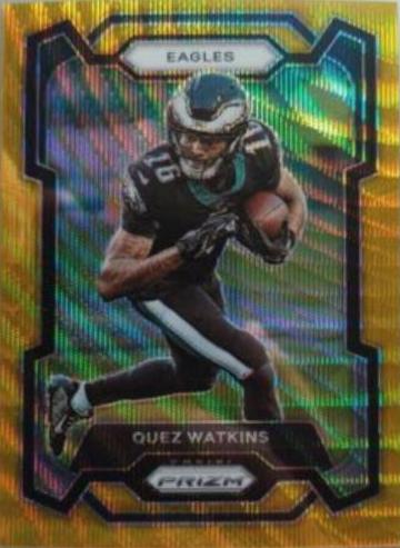 Quez Watkins [Gold Wave] #246