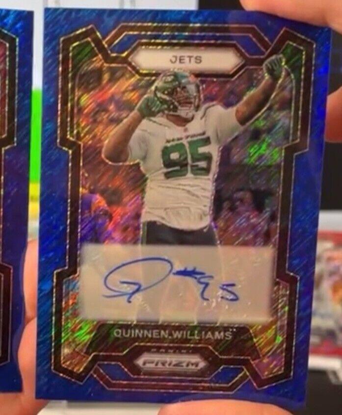Quinnen Williams [Autograph Blue Shimmer] #234