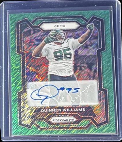 Quinnen Williams [Autograph Green Shimmer] #234