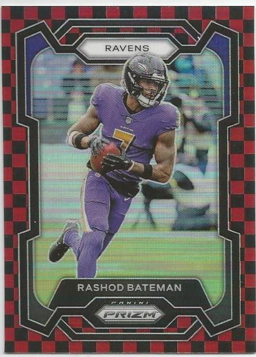 Rashod Bateman [Black Red Checker] #20