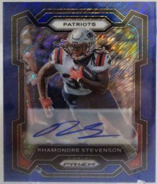 Rhamondre Stevenson [Autograph Blue Shimmer] #209