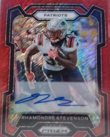 Rhamondre Stevenson [Autograph Red Shimmer] #209