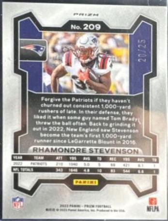 Rhamondre Stevenson [Navy Camo] #209